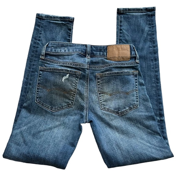 American‎ Eagle Women's Skinny Jeans with Distress Size: 26x30 - Picture 1 of 11